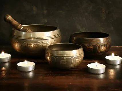 Harmonizing Tranquility - Tibetan Singing Bowls,Thunderstorm