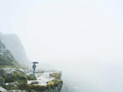 Hazy Reflections In The Morning Rain