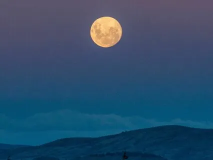 Hazy Wonder: The Moon Above