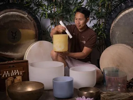 Healing Balm | Crystal Bowls And Heart Beat Drum | 2/6