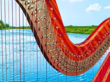 Healing Harp By The Water I | Before Bed