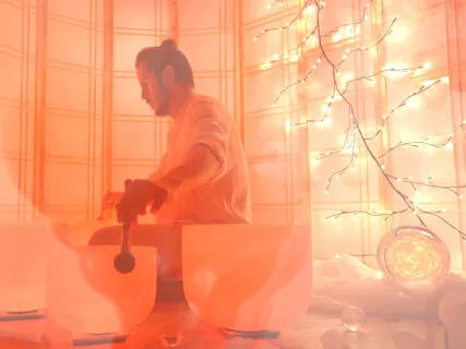 Heartbeat Sound Bath - Crystal Singing Bowls In The Womb