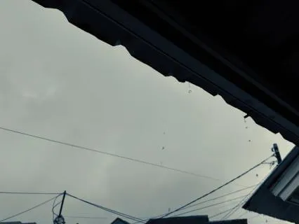 Heavy Rain on Tin Roof at Night