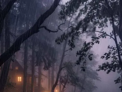 Heavy Rainstorm for Sleep, No Music