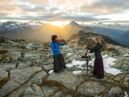 Here I Am | Mindful Breathing With Violin & Piano