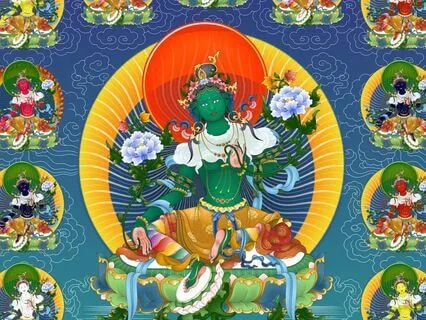 Homage to the 21 Taras (Om Tare Tuttare Ture Swaha)