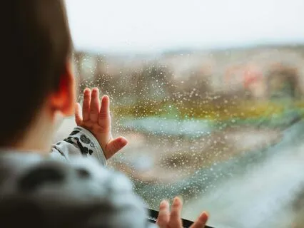 Humming Lullaby With Rain Background