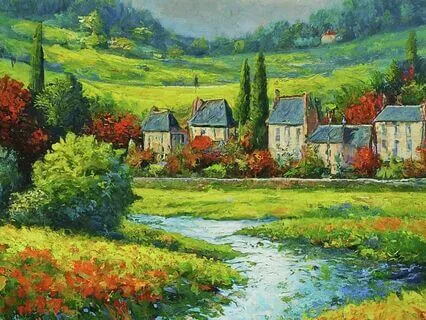 In The Shadow Of Young Girls In Flower