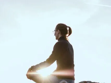 Inre stillhet och avslappning med andetaget