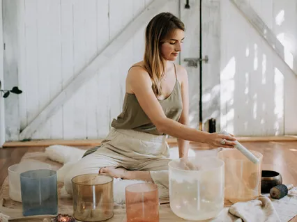 Intention Setting With Crystal Bowls