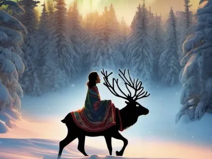 Isla And The Reindeer