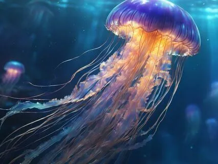 Jellyfish Meditation Underwater