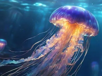 Jellyfish Meditation Underwater