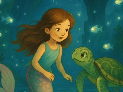 Kids Meditative Bedtime Story - Nerina And The Glowfish Bay