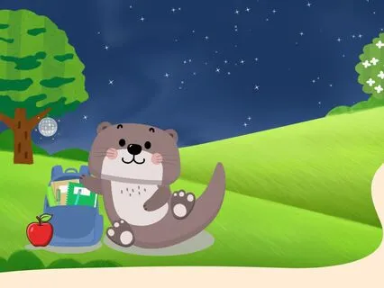 Kids Sleep Story: Ollie The Otter And The Safe School Days