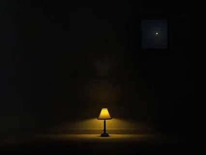 Lamp Left On — A Meditative Poem