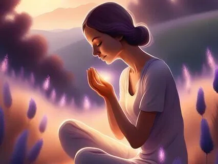 Lavender Scent Guided Meditation For Peace & Calm
