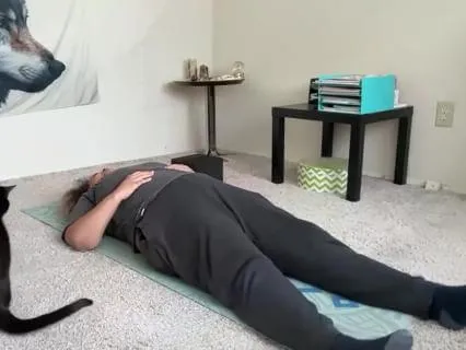 Laying Down Yoga Flow