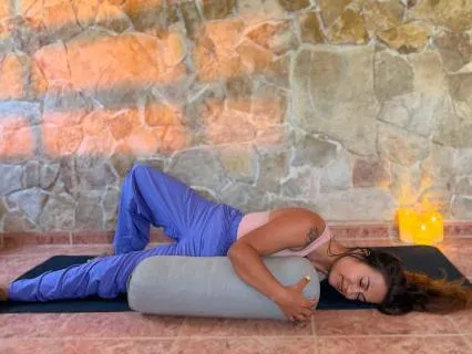 Lazy Restorative Yoga | No Effort, Fully Lying Down