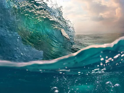 Learn This From Water: Loud Splashes The Brook But The Ocean's Depths Are Calm