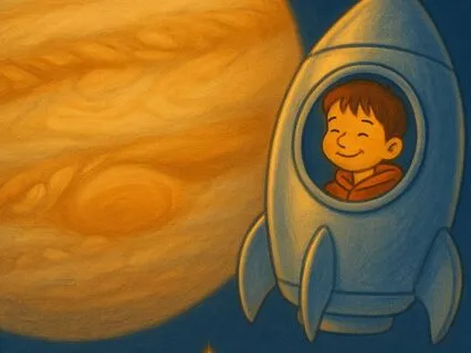 Leo Visits Jupiter – Kids Bedtime Story And Meditation