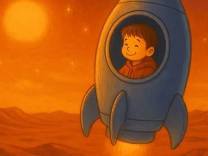 Leo Visits Mars– Kids Bedtime Story And Meditation