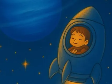 Leo Visits Neptune – Kids Bedtime Story And Meditation