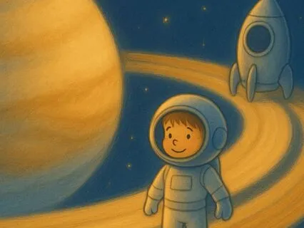 Leo Visits Saturn – Kids Bedtime Story And Meditation