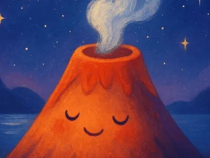 Lulu The Little Volcano Learns To Rest