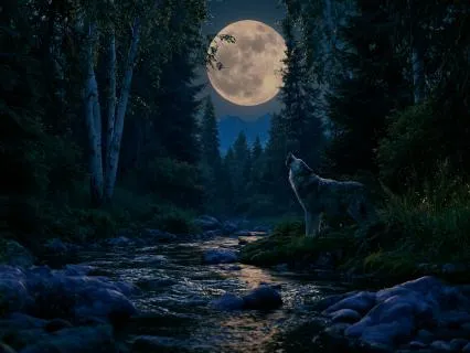 Magical Summer Journey With Wolves