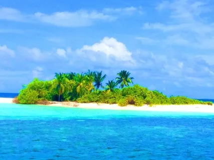 Maldives In The Morning: Lonely Island