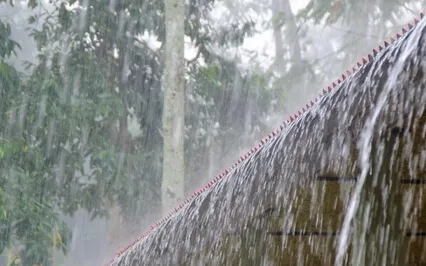 Massive Rain On A Roof