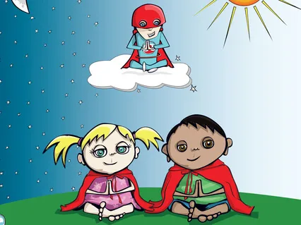 Meditate The Grumpies Away With The Adventures Of Super Stretch