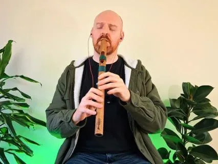 Meditate With Live, Soft Flute Music & Nature Sounds