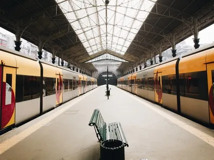 Meditation At A Train Station