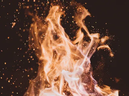 Meditation For Gentleness, Crackling Fire