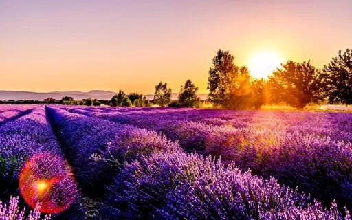 Méditer, se détendre | Vent calme sur un champ de lavande