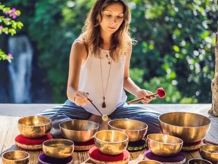 Медитация с Поющими Чашами "Звуки Джунглей о.Бали"