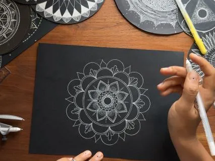 Mindful Mandala Drawing • Art That Heals & Calms