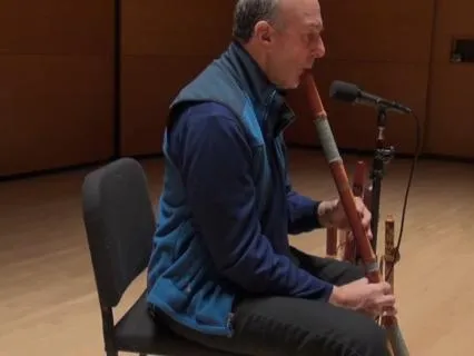 Mini Solo Flute Meditative Improvisation, Rim Blown, Low G