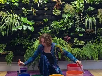 Mini Sound Bath For Stress Relief | Nature + Crystal Tones