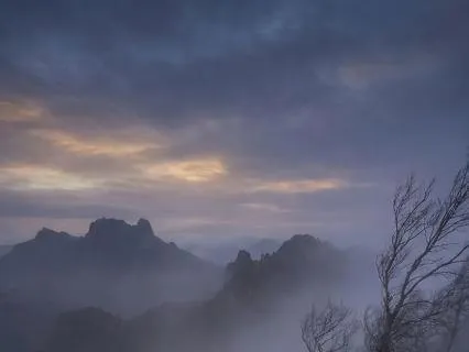 Misty Mountain Wind For Meditation