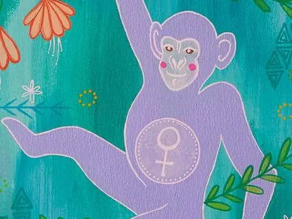 Monkey Meditation (7 Of 9 Animal Meditations)