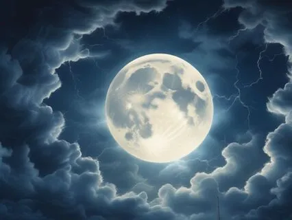 Moonlight Thunder | Piano & Thunderstorm for Contemplation