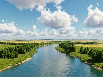 Morning Focus By The River