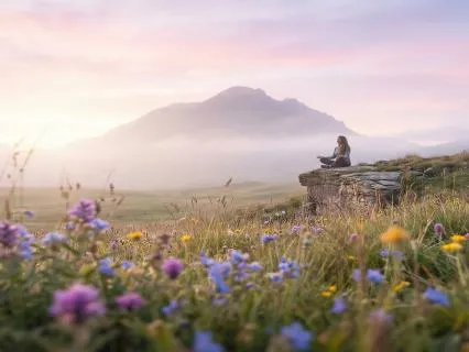 Mountain Meditation For Stress, Anxiety Relief And Grounding