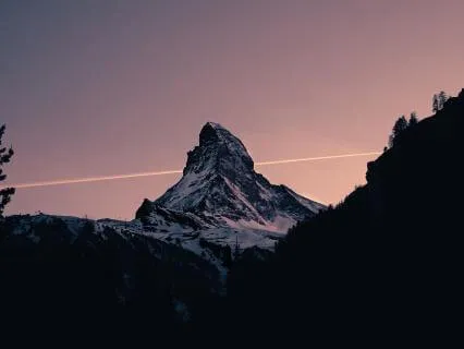 Mountain Sounds Of The Matterhorn With Relaxing Guitar