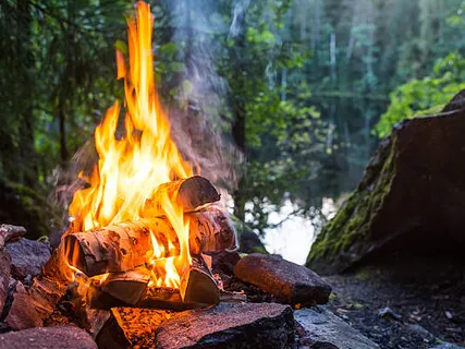Nature Sounds: Campfire & Stream 30 mins