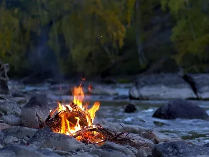 Nature Sounds: Campfire & Stream