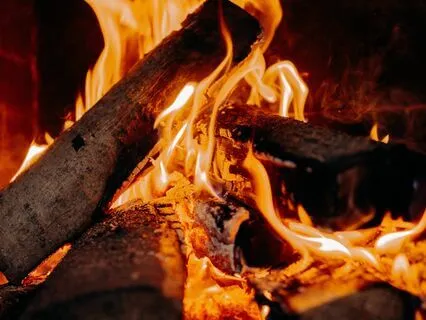 Nature Sounds: Fireplace With Burning Logs - 1 Hour